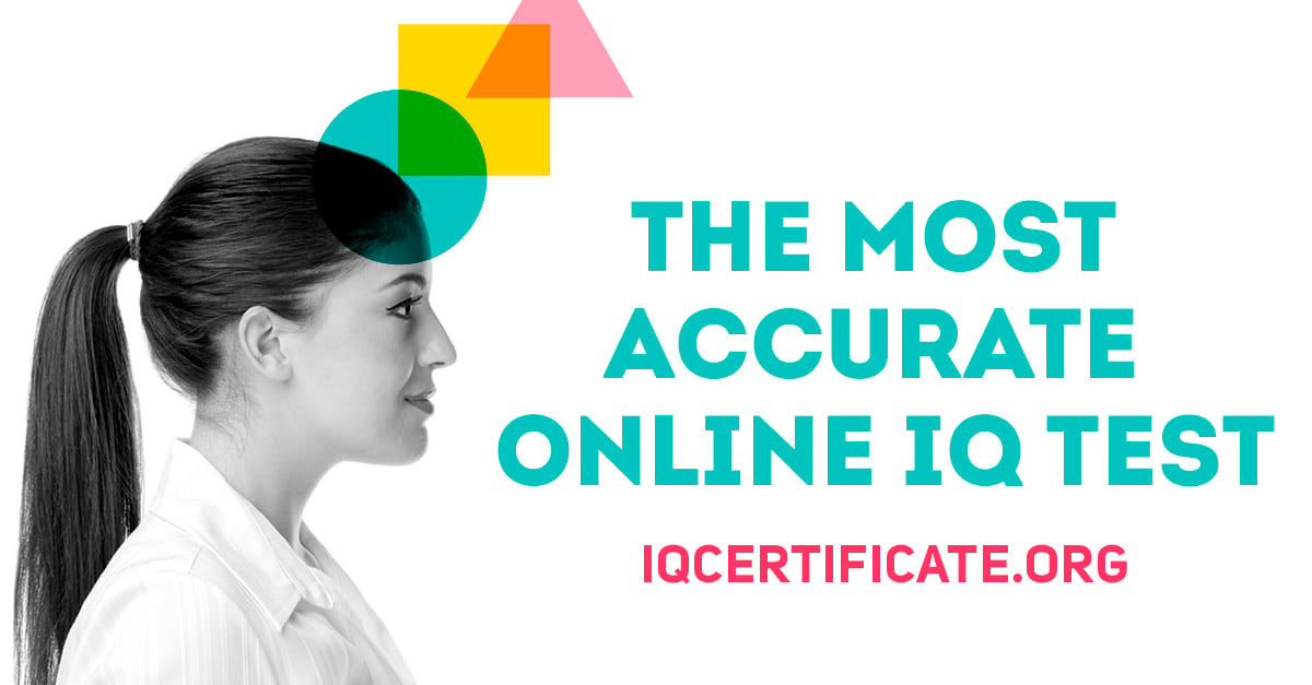 iq certificate - the most accurate online iq test og image