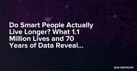 Do Smart People Actually Live Longer? What 1.1 Million Lives and 70 Years of Data Reveal About IQ and Longevity